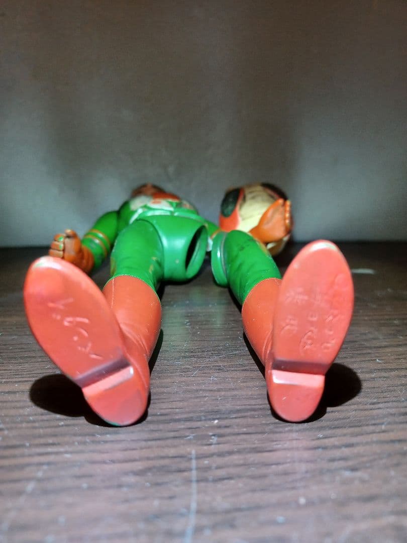 (昭和購入物)仮面ライダーV3　旧バンダイ　面取れ　ソフビ