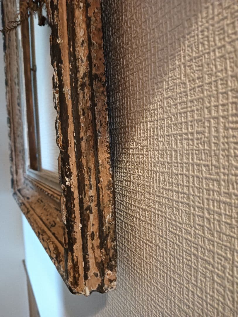 特大ビンテージ額縁　アンティーク額縁　油絵　水彩画