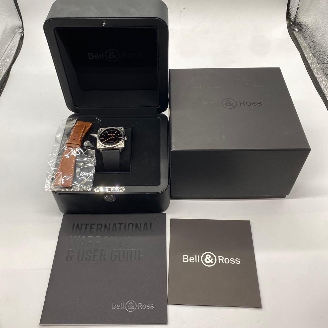 Bell＆Ross ベル＆ロス BR S-92 ブラック スティール 自動巻