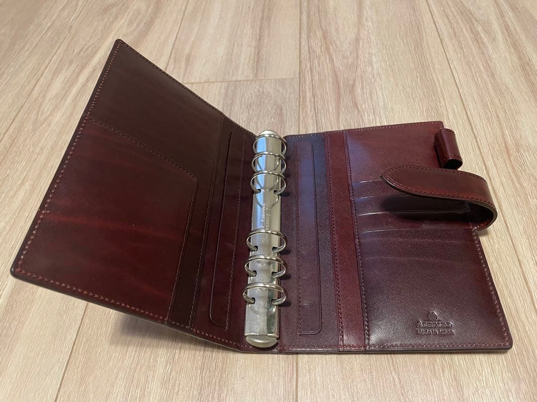 【こぐまママ専用】アシュフォード　ASHFORD システム手帳バイブルサイズ