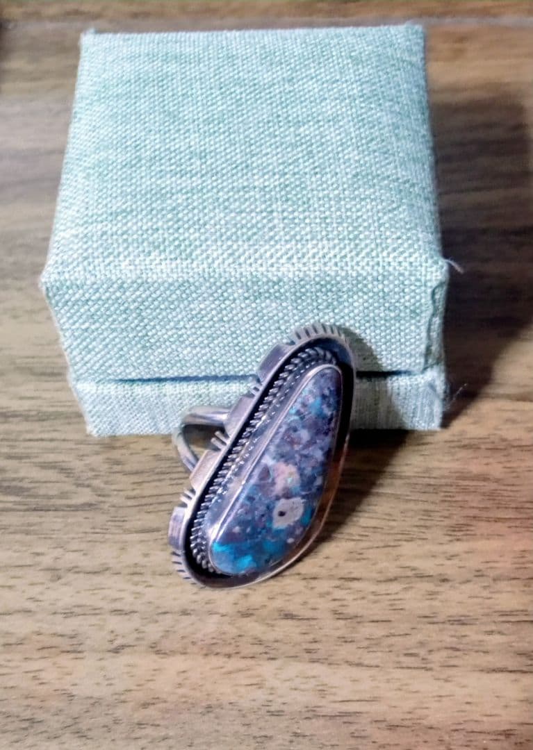 インディアンジュエリー ナバホ/フレッドピータース ビズビーリング20号