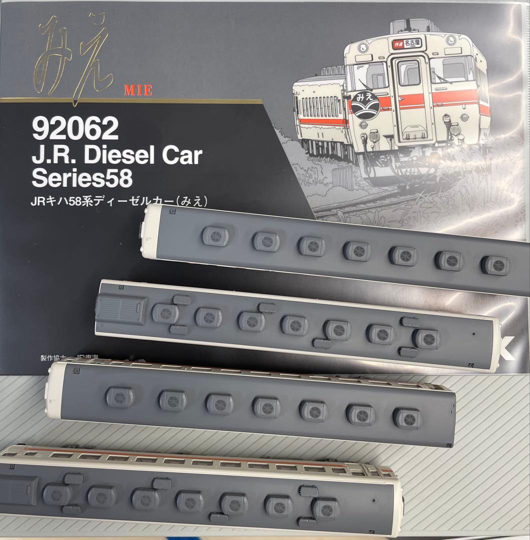 TOMIXNゲージ鉄道模型92062 JR キハ58系 ディーゼルカー (みえ)