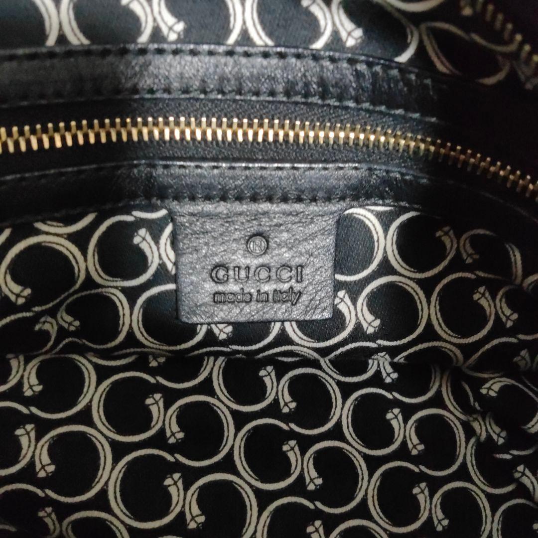 新宿高島屋購入 ホースビット ハンドバッグ レザー 黒