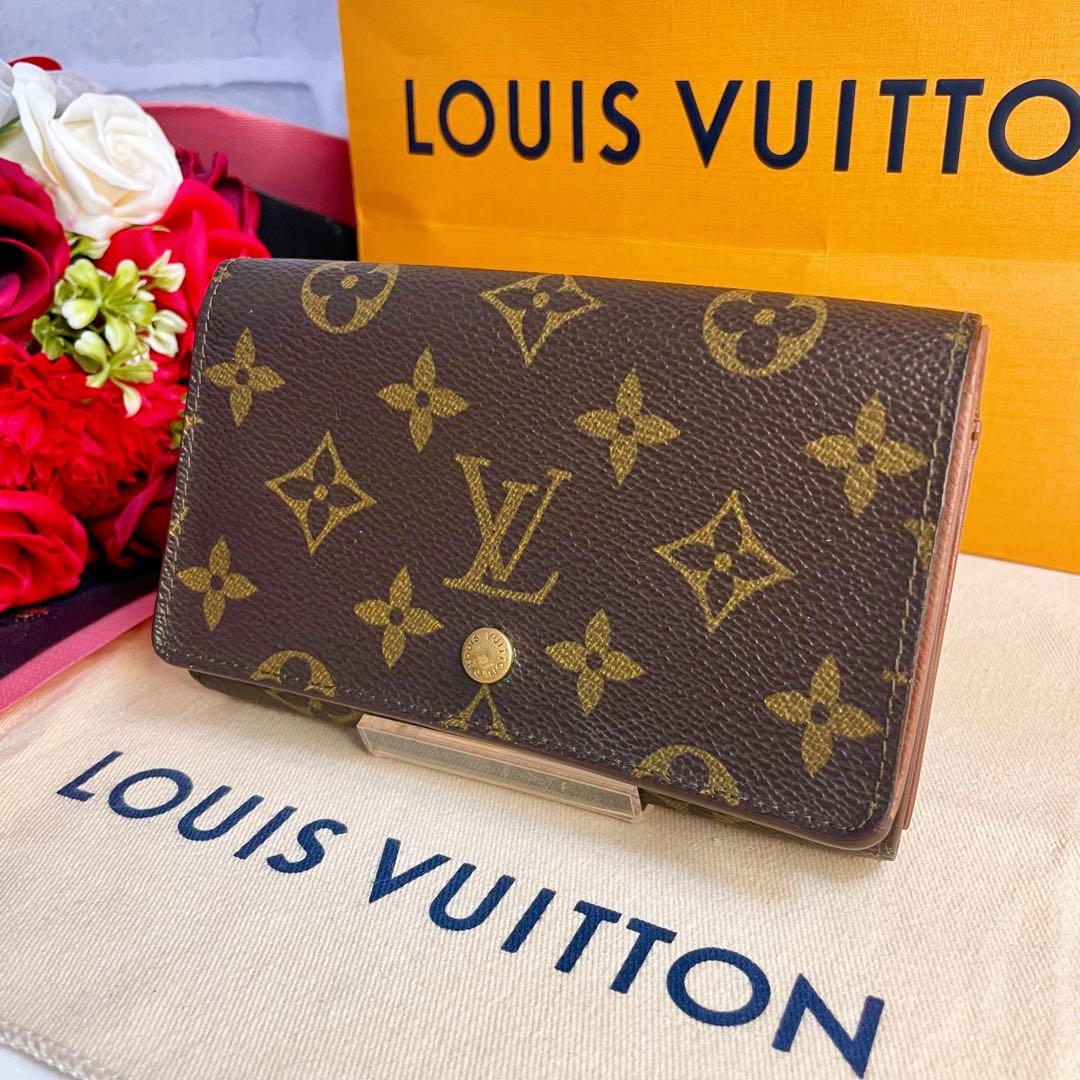 ✨超美品✨️ルイヴィトン モノグラム ポルトモネ ビエ トレゾール 二つ折り財布