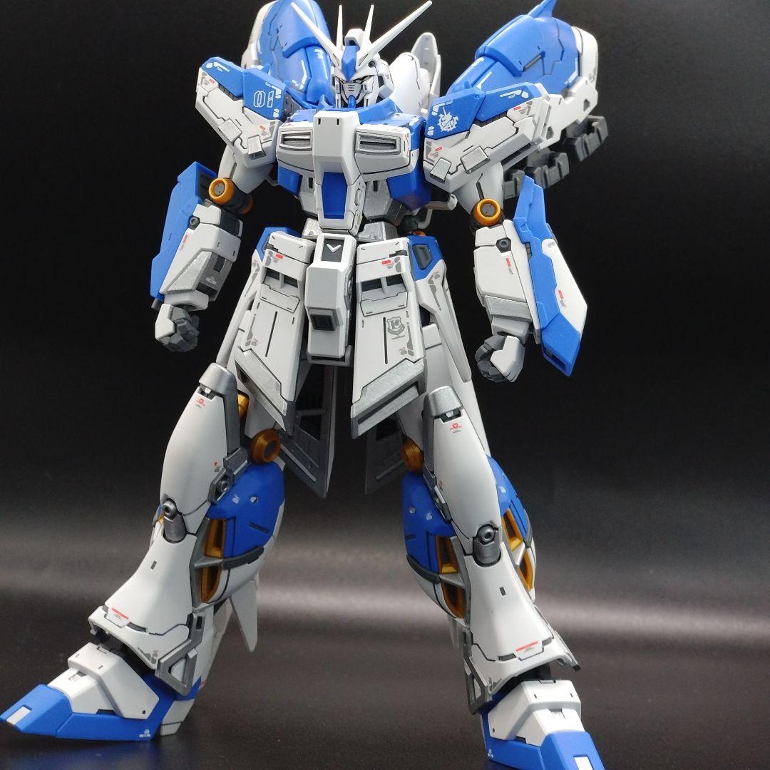 RG hi-νガンダム ハイニューガンダム ハイメガ 【全塗装完成品】