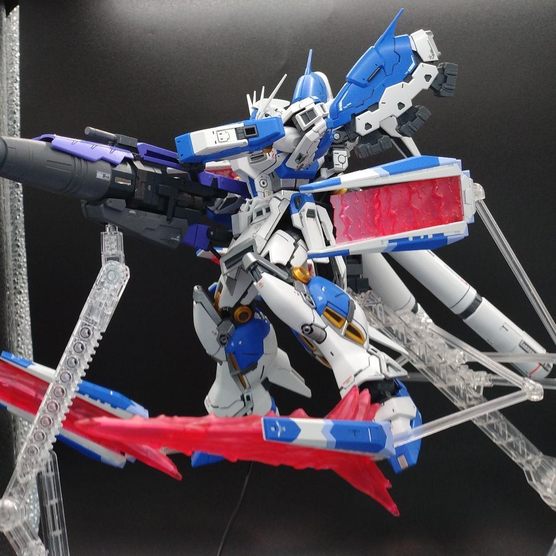 RG hi-νガンダム ハイニューガンダム ハイメガ 【全塗装完成品】