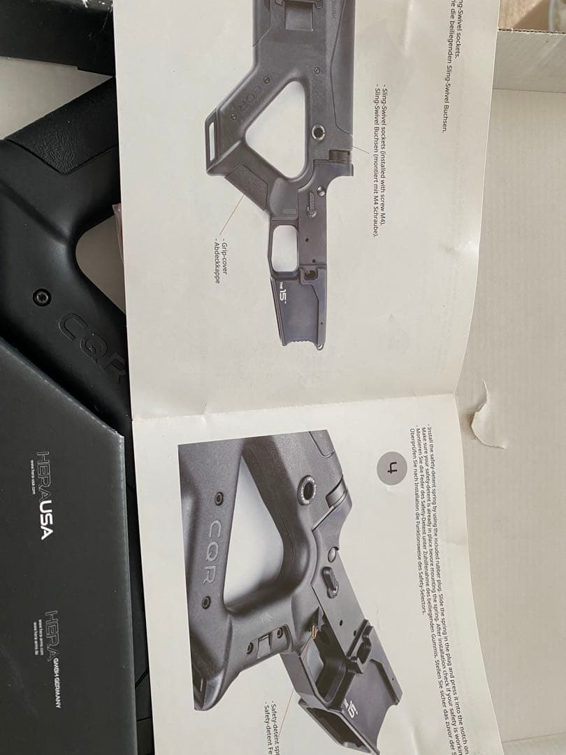 【実物】HERA ARMS AR15 CQR ヘラアームズ ストック ブラック