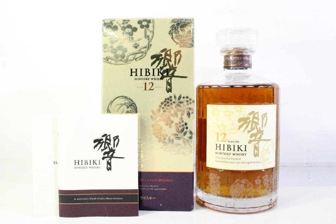 【未開栓】響 HIBIKI 12年 意匠ボトル 花鳥風月 43% 700ml ②