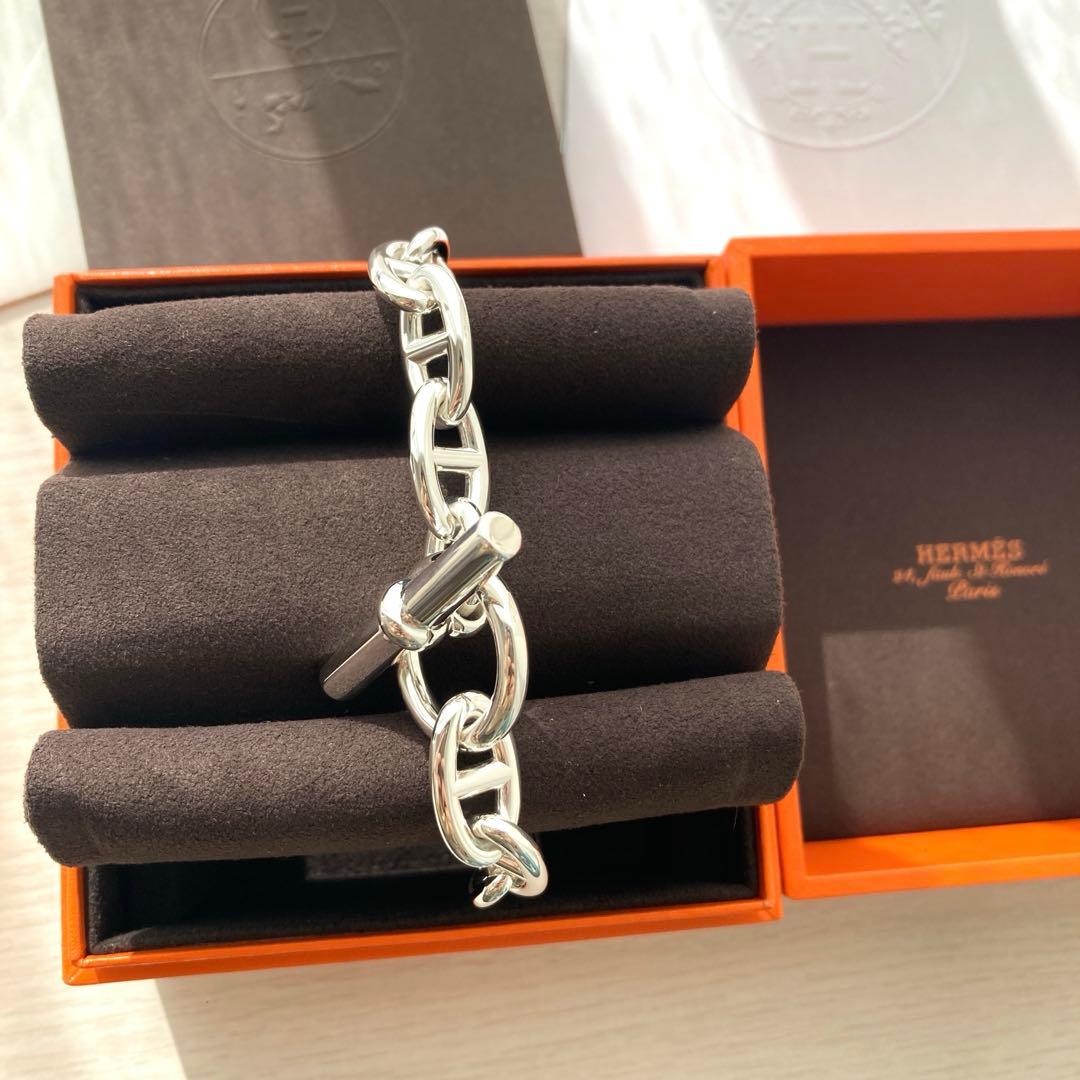 エルメス　シェーヌダンクル　ブレスレット　GM 14コマ