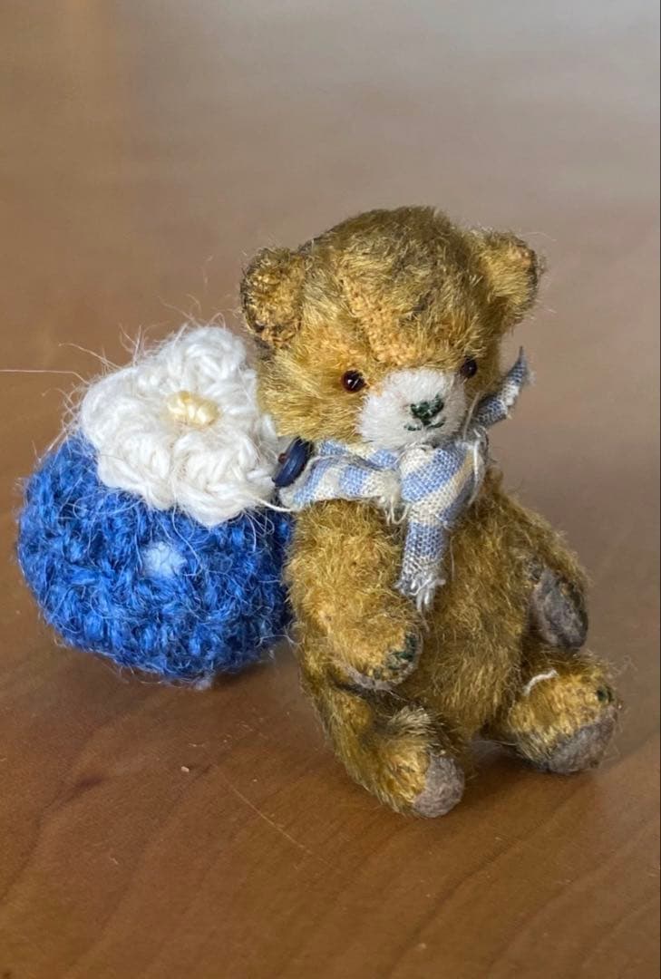 moriのえほん様　モデルのクマちゃん ミニチュア　ぬいぐるみ　テディベア