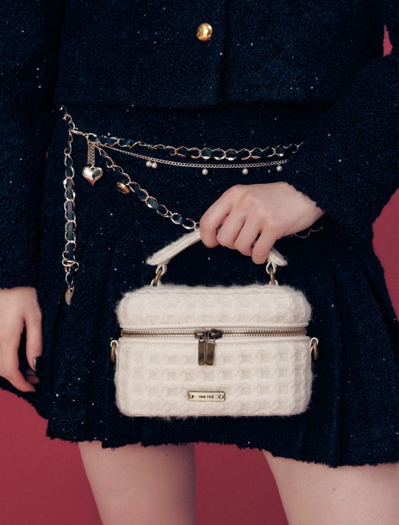 THETOE Hohe Vanity Bag バニティバッグ　アイボリー