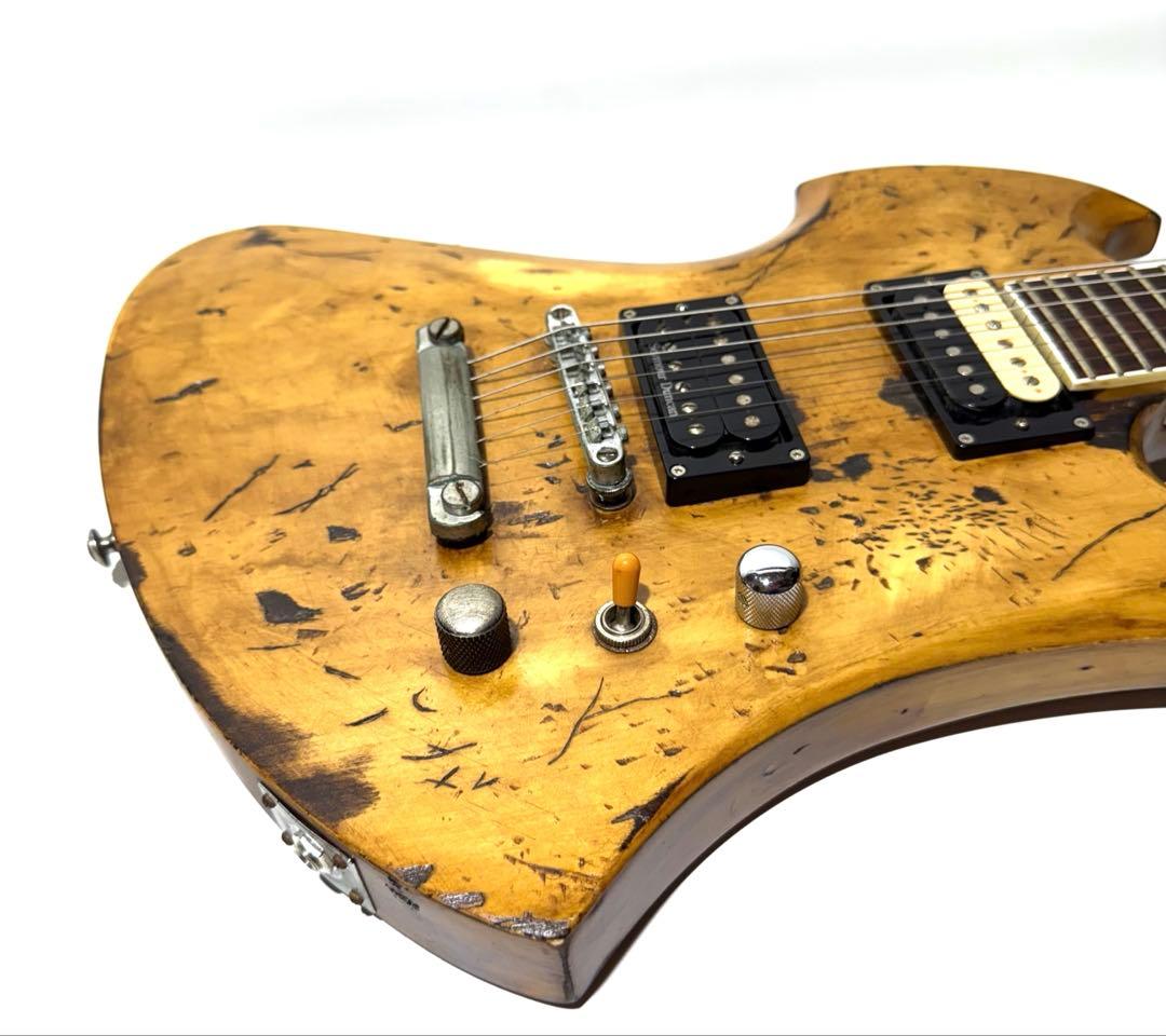 【レリック風】 Burny MockingBird バーニー エレキギター