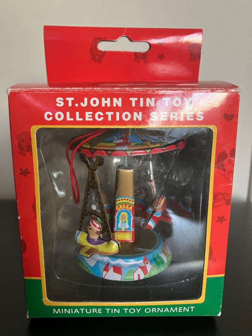 TIN TOY ミニチュア　メリーゴーランド　ブリキ