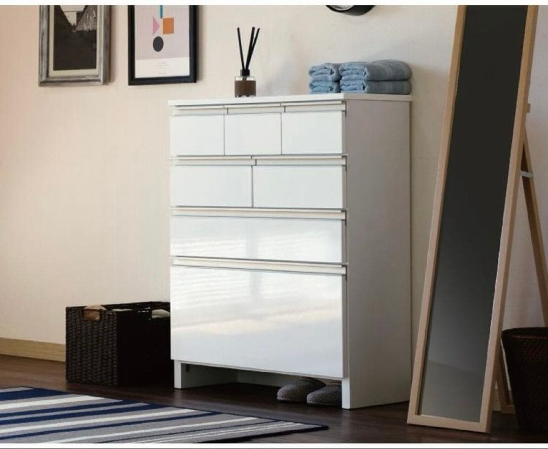 ISSEIKI ランドリー収納 サニタリー収納 チェスト