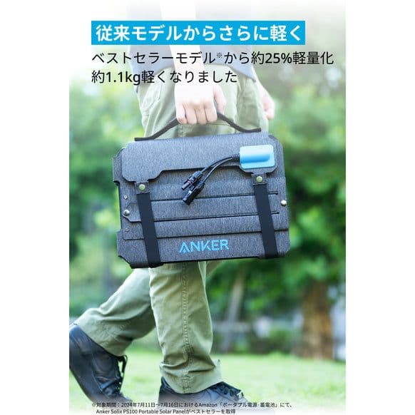 新品未使用　Anker Solix PS100 ソーラーパネル
