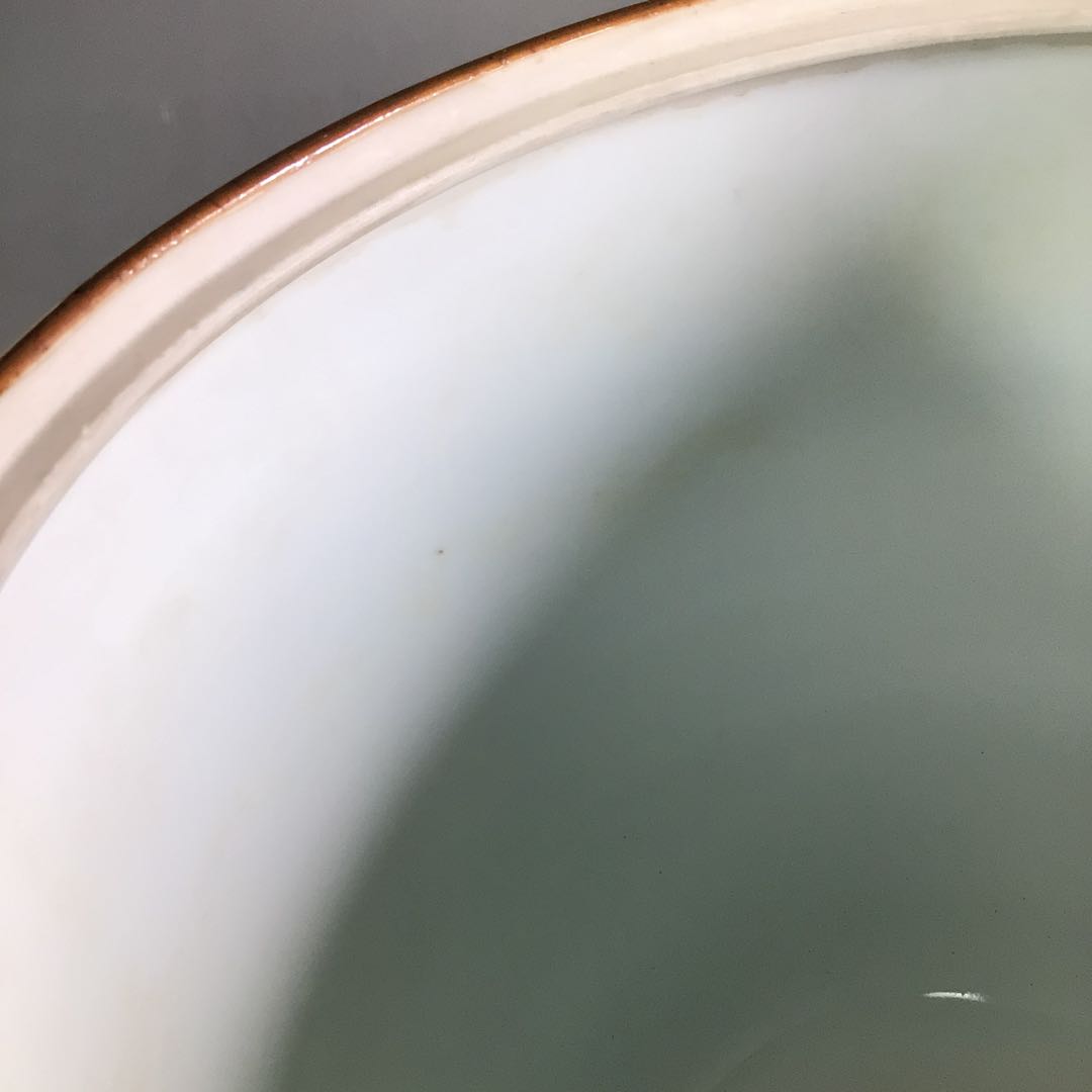 Ｒ５０６　水指　『平安　祥堂造』『染付山水風景文』『一重口水指』　木箱　茶道具