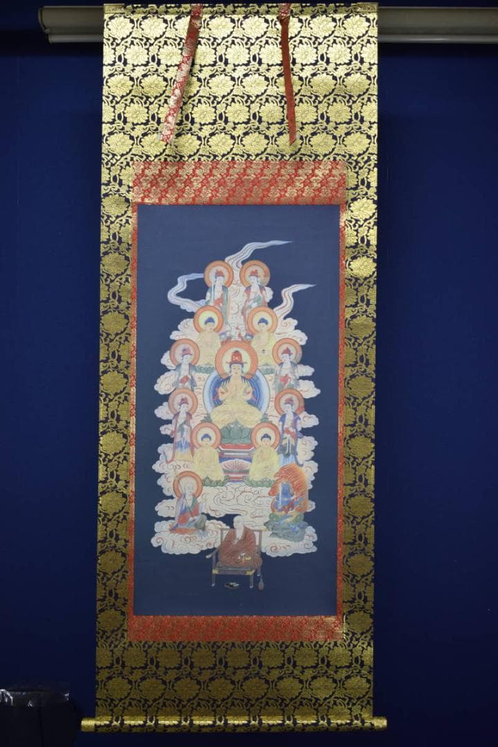 複製/十三佛図/工芸/布袋屋掛軸HF-322