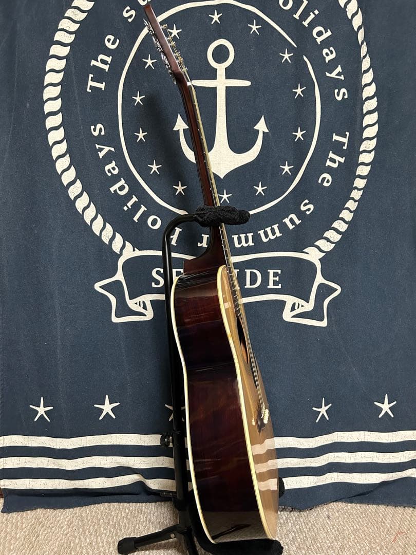 新春特価セール美品70年代黒沢楽器レアビンテージ❣️ジュリアンF-150バック虎杢