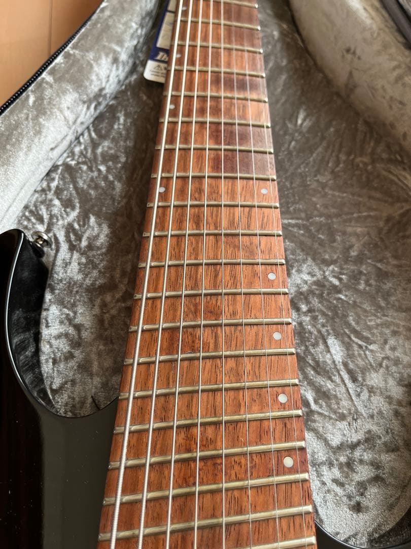 Ibanez RGMS8-BK ケース、ストラップ付き 8弦ギター