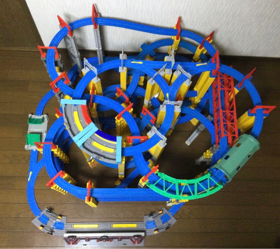 プラレール線路　参考出品　8階レイアウト　プレミアパーツ組み込み