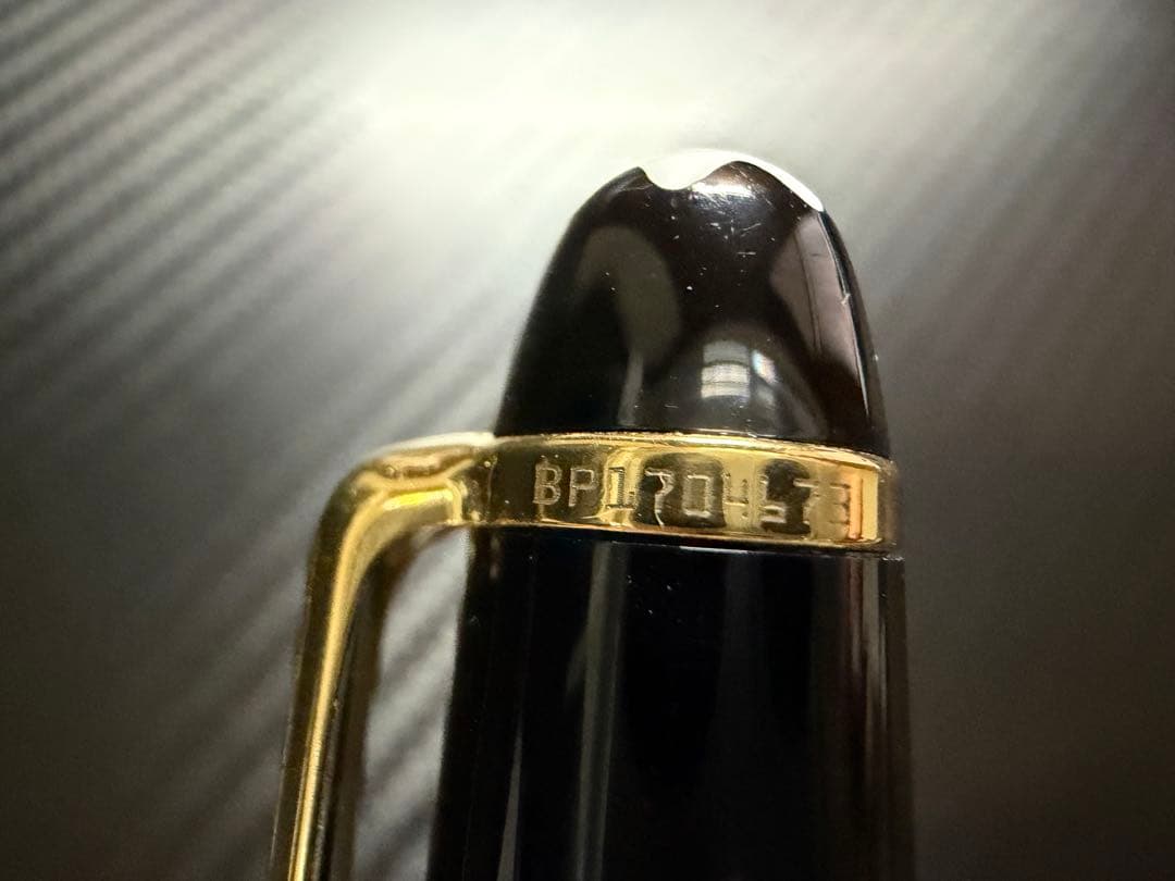 モンブラン マイスターシュテュック 144 ブラック 中白 M 中字 万年筆