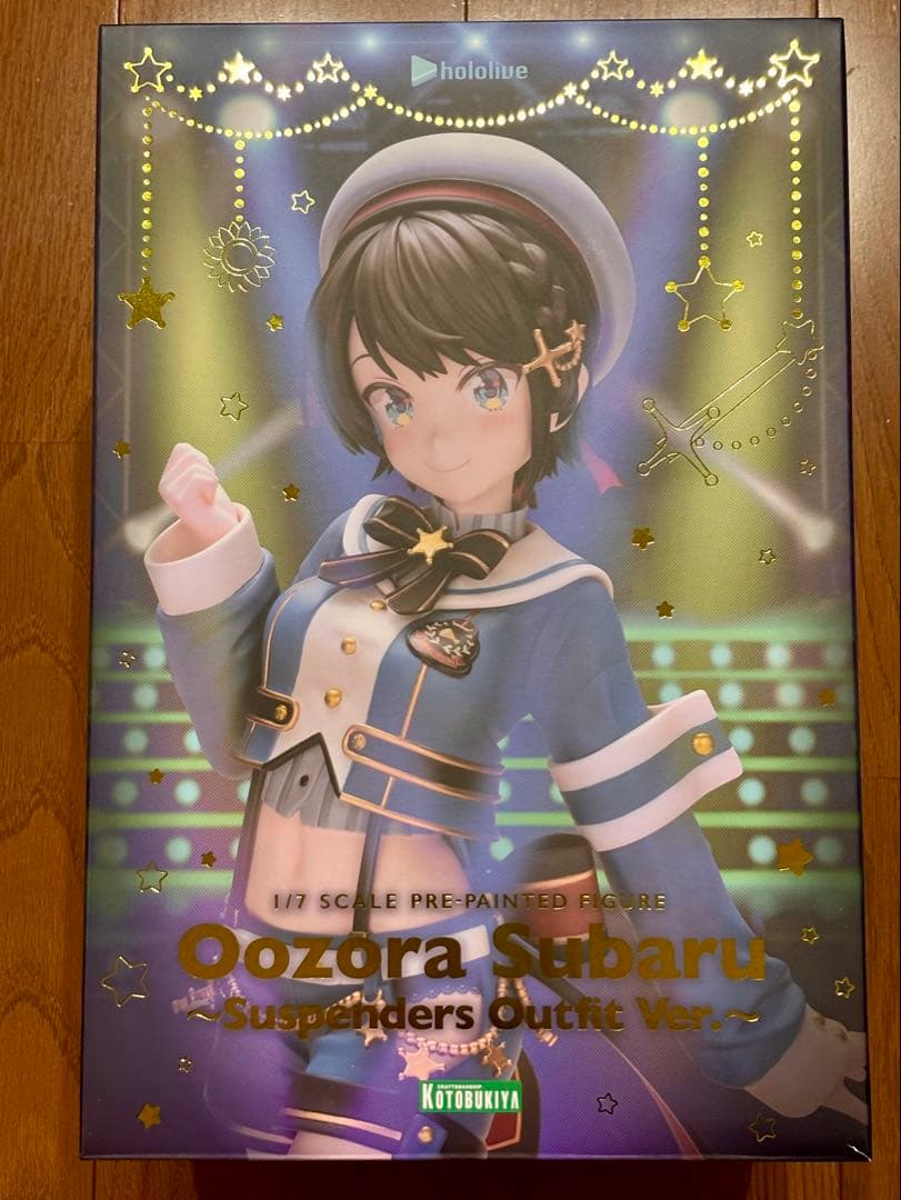 開封品　公式特典有　ホロライブ　大空スバル　サスペンダー　フィギュア　コトブキヤ
