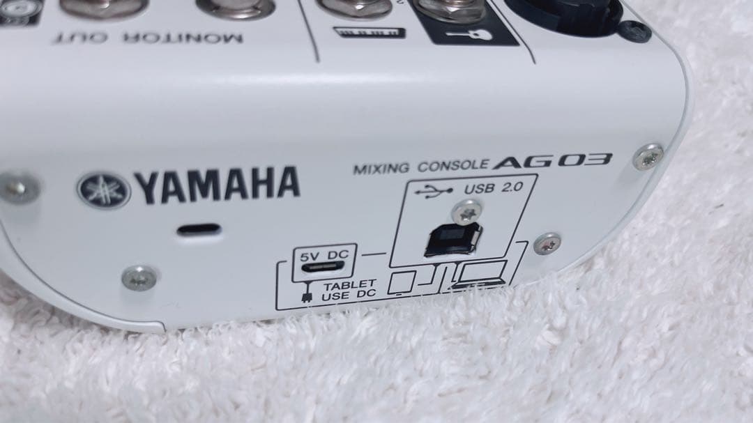 YAMAHA AG03 ミキシングコンソール USB
