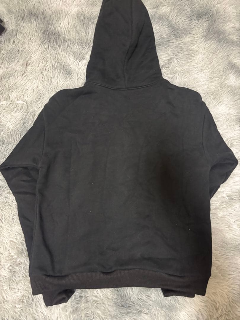 I♡ sp5der ブラック パーカー