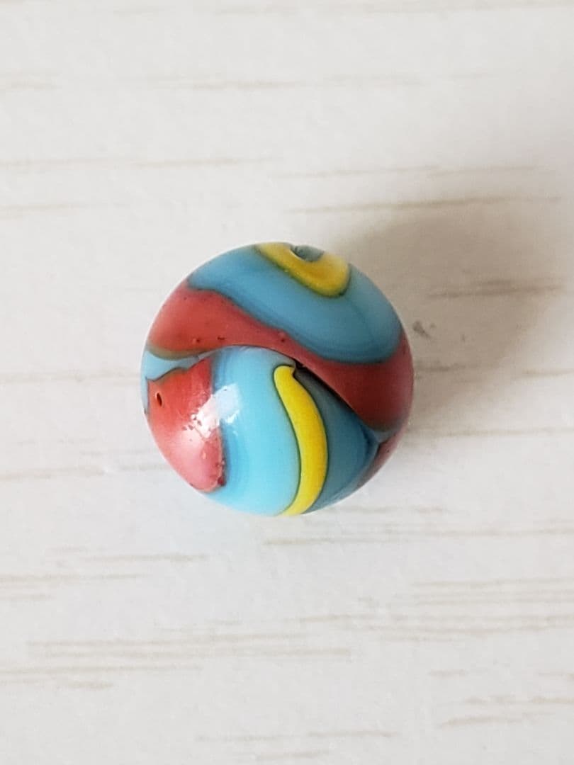 ヴィンテージ　ビー玉　スーパーマンマーブル　Peltier