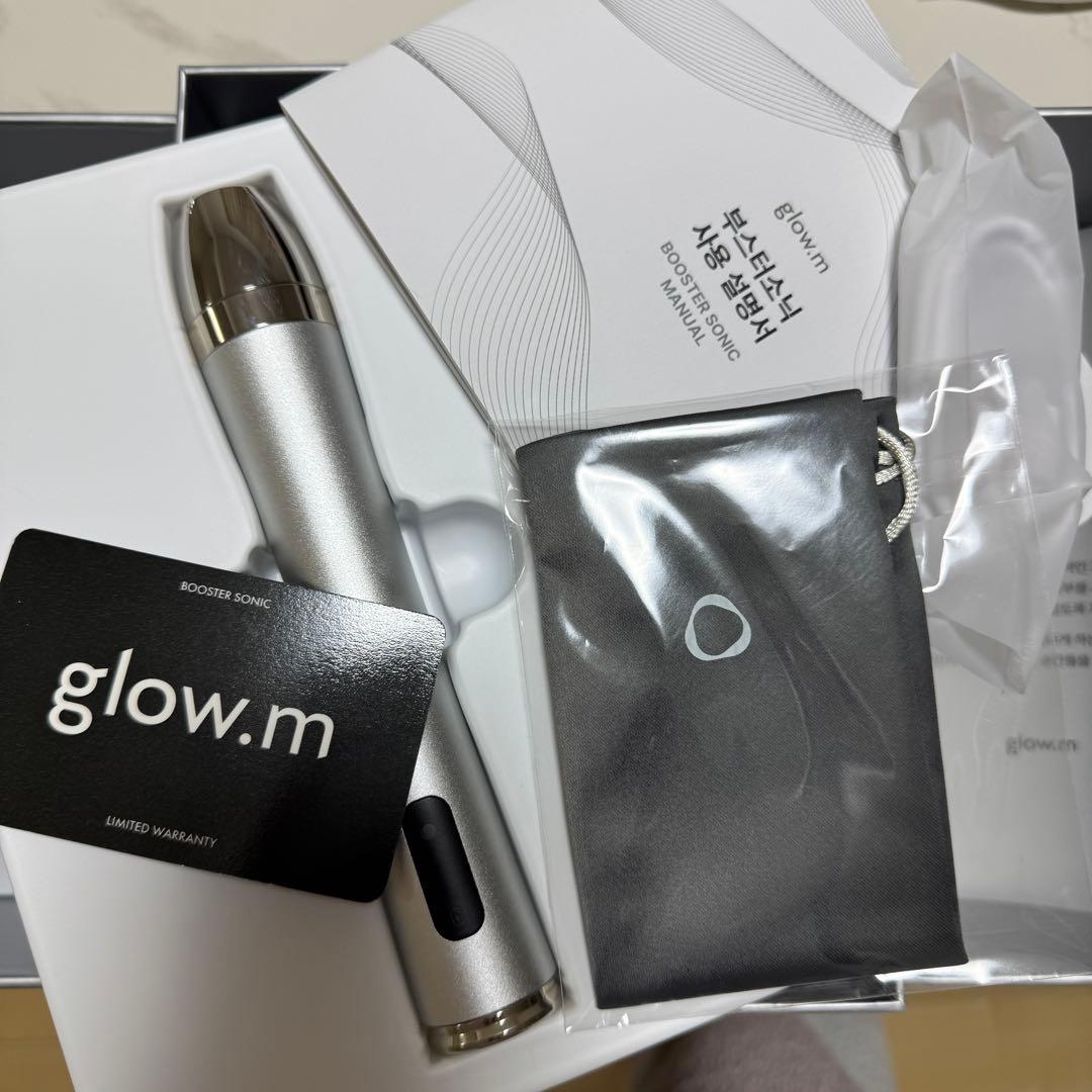 Glow.M ブースターソニック 韓国 美顔器 セルフ スキンケア