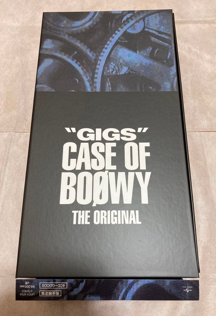 CASE OF BOØWY 4枚組CD + 限定Tシャツ（未開封）+ステッカー