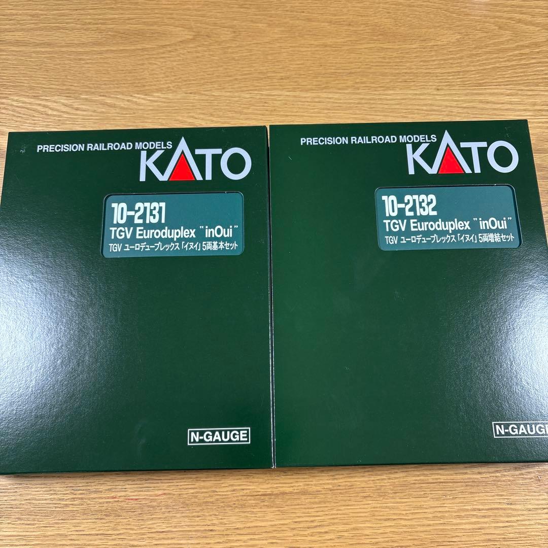 未使用品KATO10-2131.2132 TGVユーロデュープレックス「イヌイ」