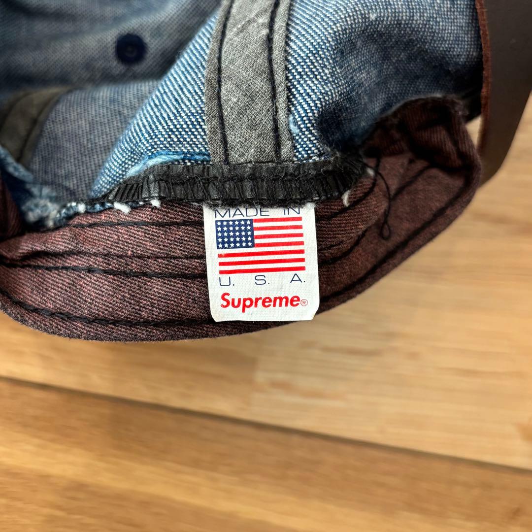 帽子 Supreme Washed Denim S Logo 6-Panel Cap