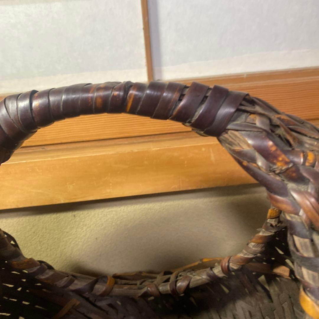 竹製 丸型花生　 中型