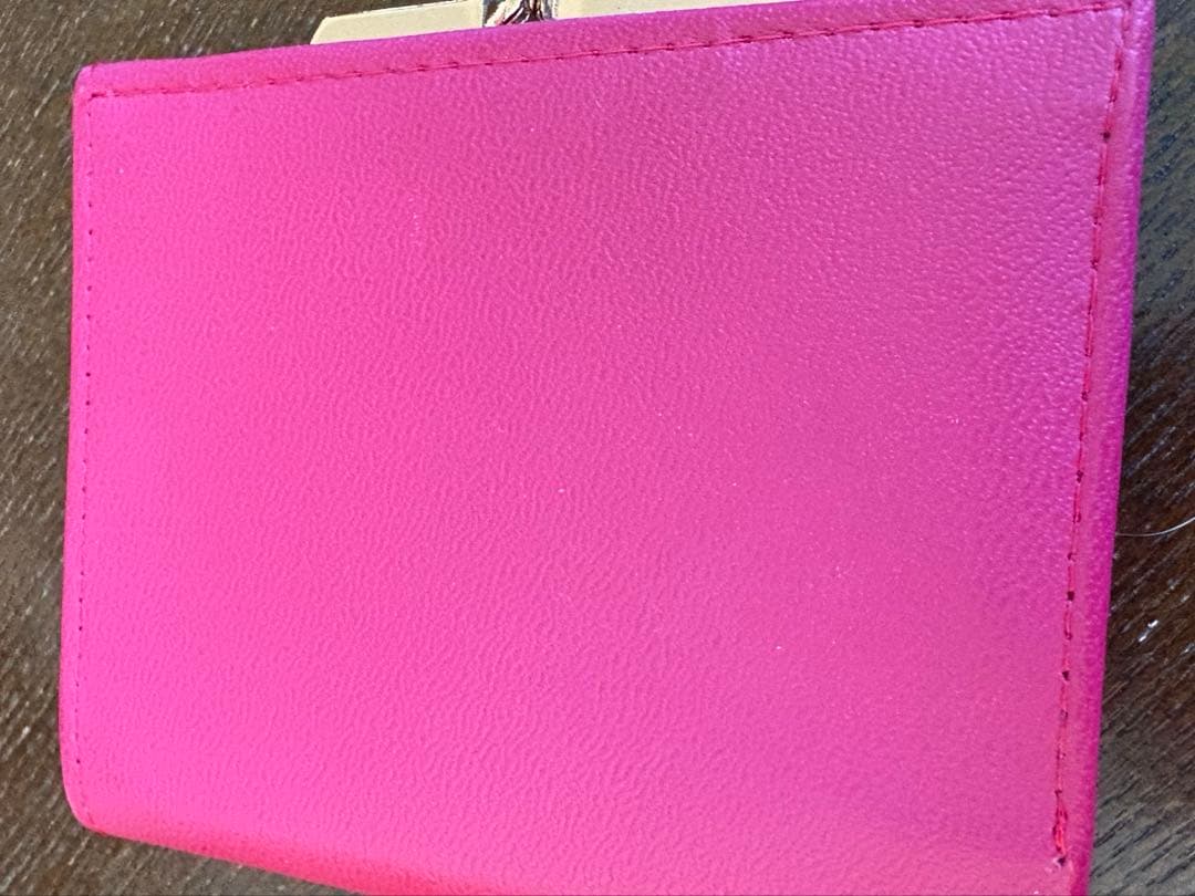 皇居売店購入　ピンク 二つ折り財布