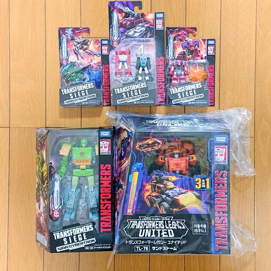 トランスフォーマー　SG- 20 21 29 32　TL-76　計５体まとめ売り