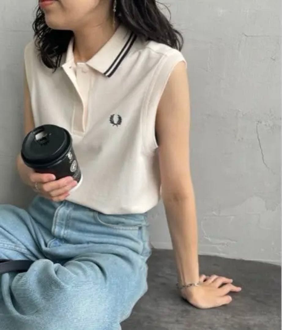 【ZOZO 予約商品】フレッドペリーツインティップライン ノースリーブポロシャツ