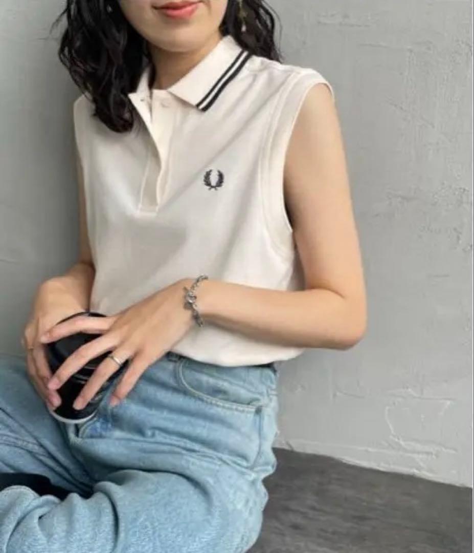 【ZOZO 予約商品】フレッドペリーツインティップライン ノースリーブポロシャツ