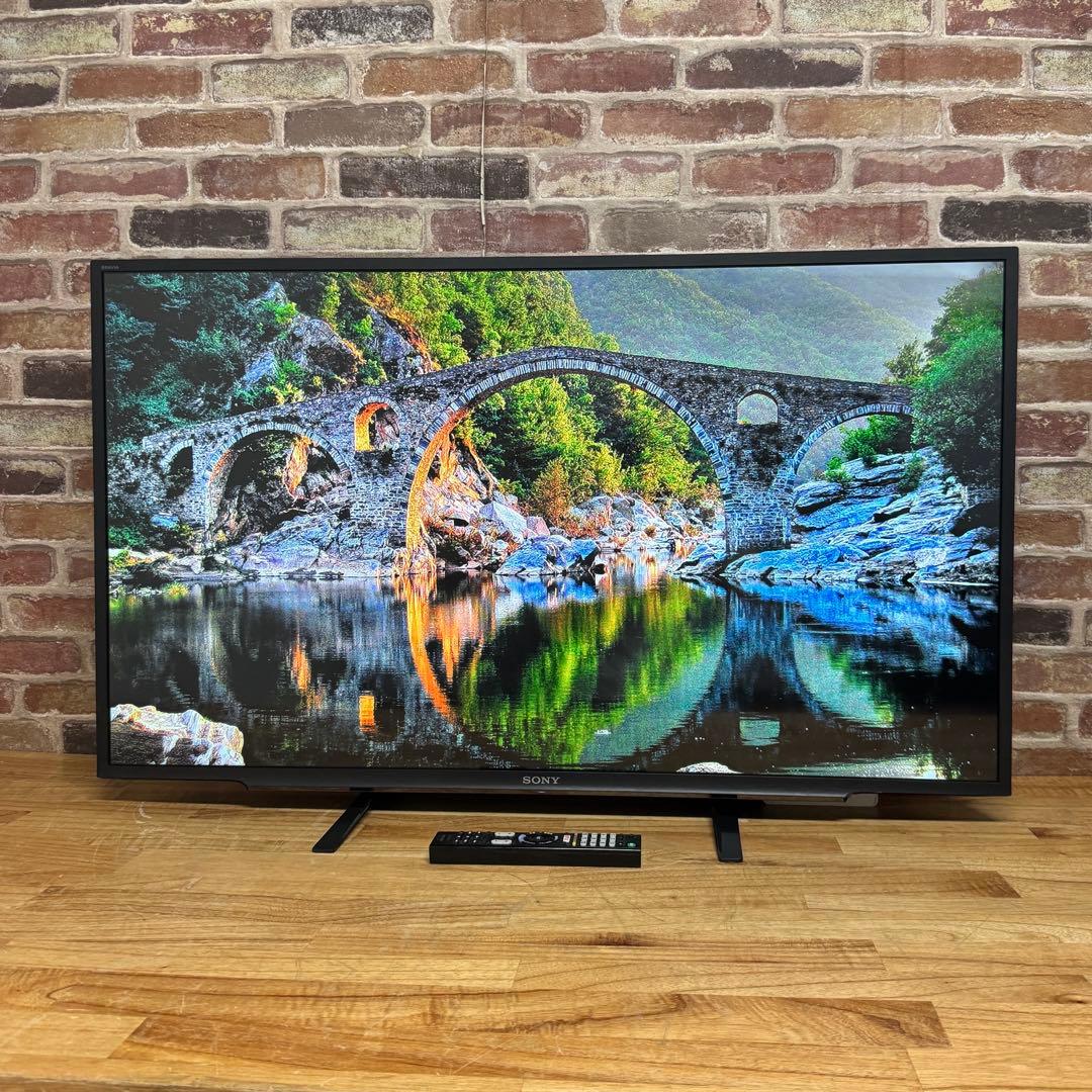 SONY 43V型 液晶テレビ BRAVIA KJ-43W730E 動画アプリ○