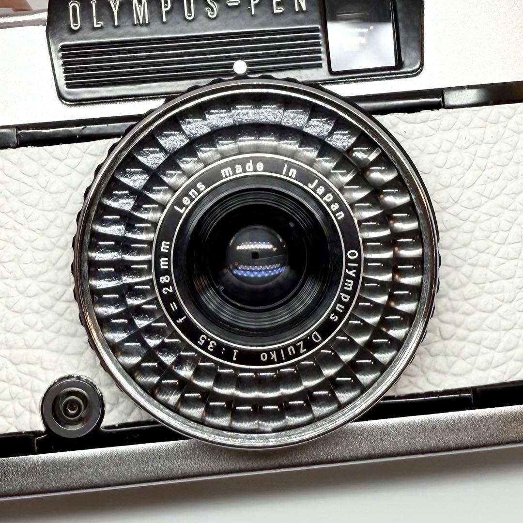 完動品★OLYMPUS PEN EE-3 ホワイト フィルムカメラ 動作確認済み