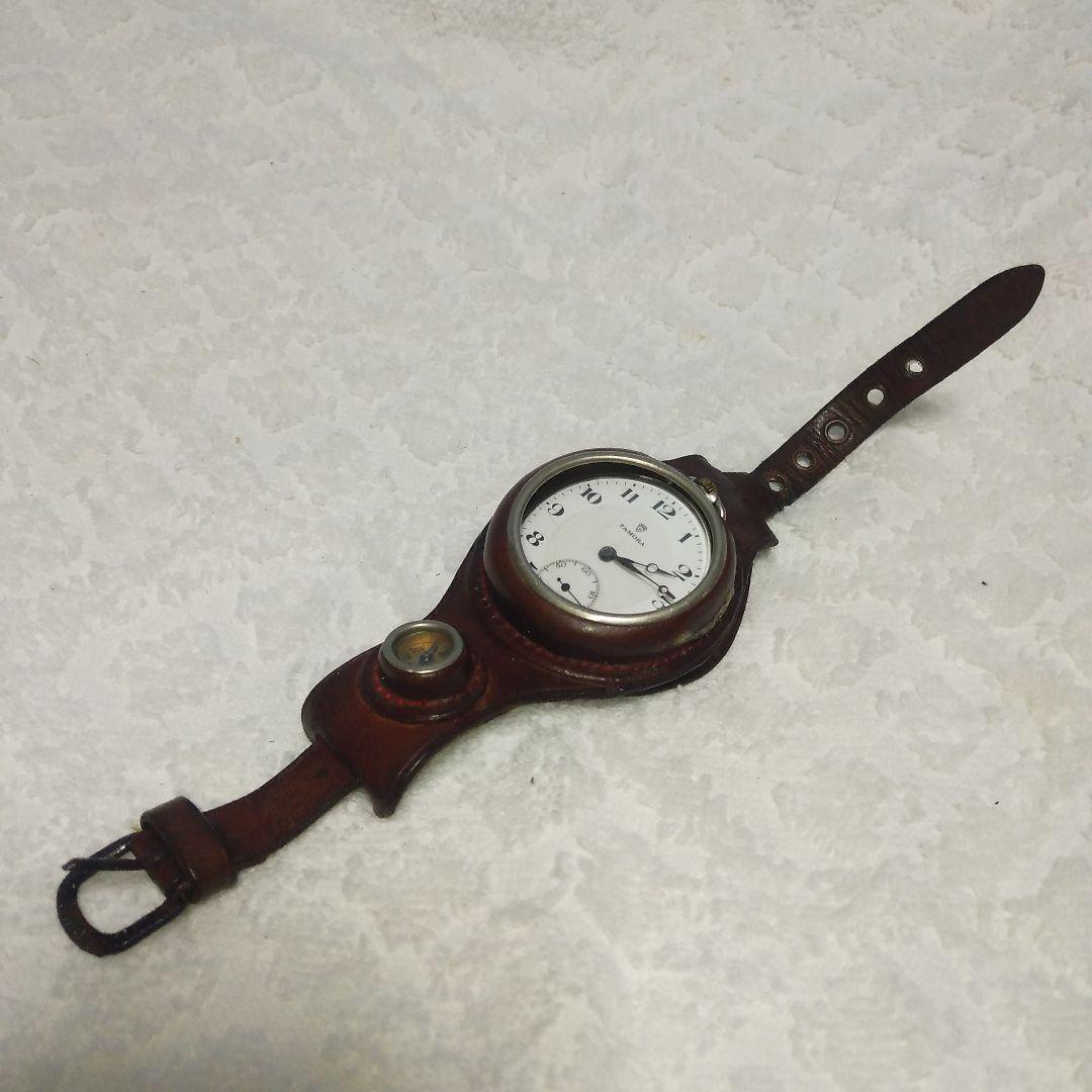 日本陸軍将校用野戦時計ベルト（実物)