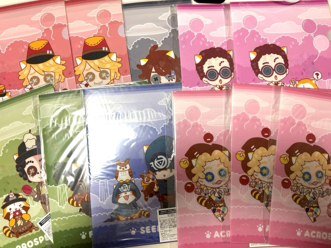 IdentityV 第五人格 ラスカルくじ クリアファイルセット 探鉱者など
