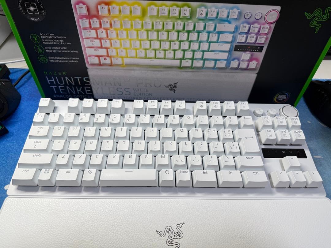 【美品】Razer Huntsman V3 Pro テンキーレス ホワイト
