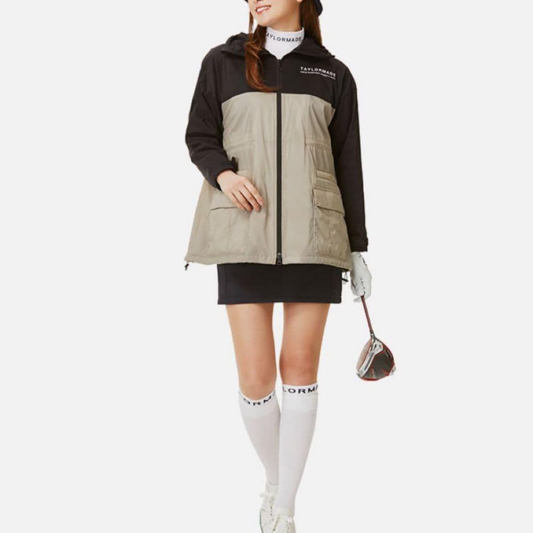 TaylorMade テーラーメイド 撥水防風フード付き裏起毛ブルゾン