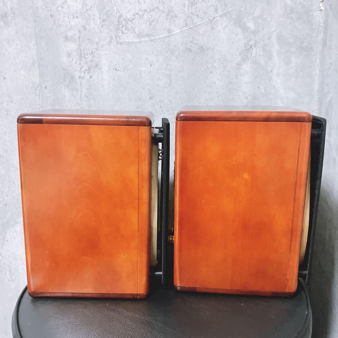 【良品】Victor SX-V05スピーカー 木製キャビネット ブックシェルフ