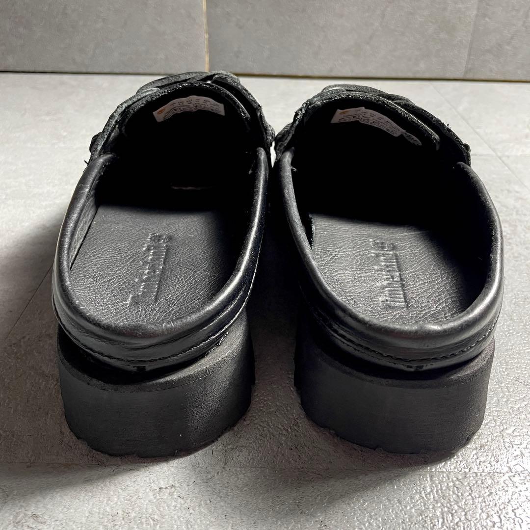 極美品✨ Timberland 3eye ミュール ビブラムソール 黒 25cm