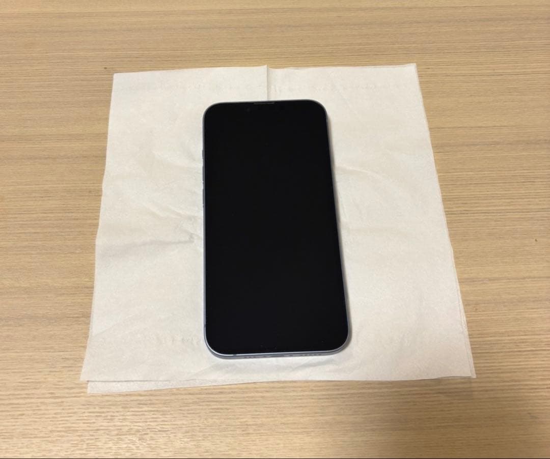 【中古品】Apple iPhone 14 ブルー 128GB 本体