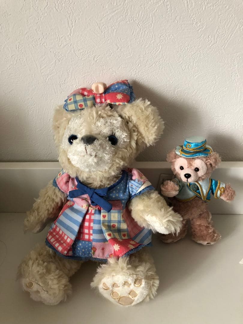 【リメイク】染色 ホワイト❣️シェリーメイ ディズニー ダッフィー　ぬいぐるみ