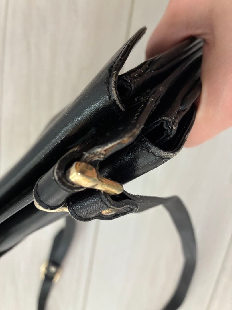 バーバリー　ヴィンテージショルダー　ブラック