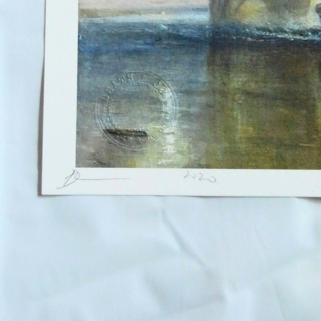 DEATH NYC ゴジラ【戦艦テメレール号】☆アートポスター☆　極美品／未使用